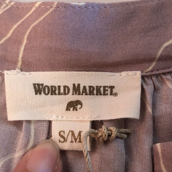 Cost Plus World Market Women’s Mauve  Dress Size Small/Medium NWT - Picture 4 of 16